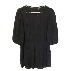 Ann Taylor Rayon 3/4 Bubble Sleeve Blouse